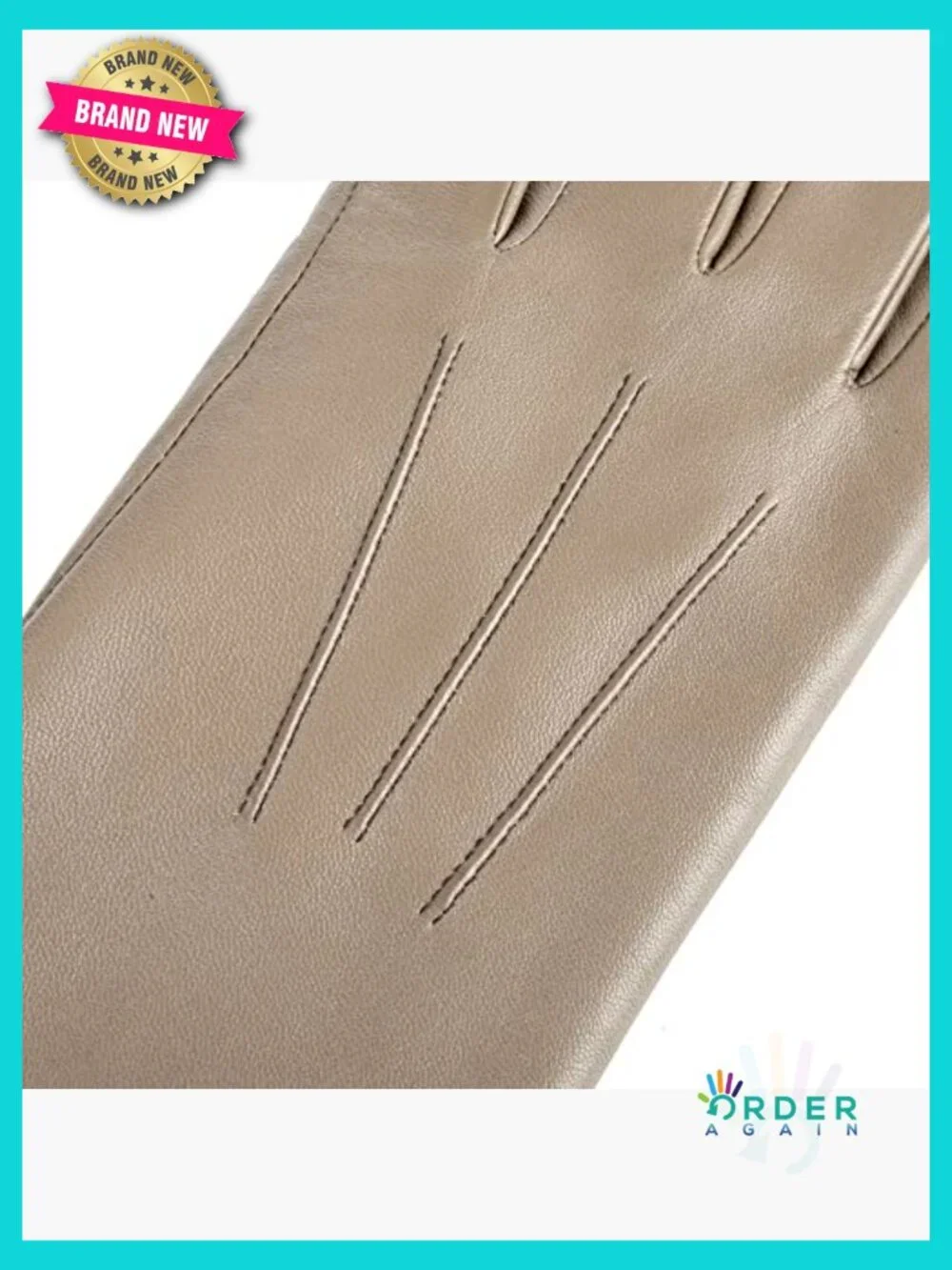 Leather Gloves with Cashmere Lining Touchscreen Driving Dress Gloves Winter